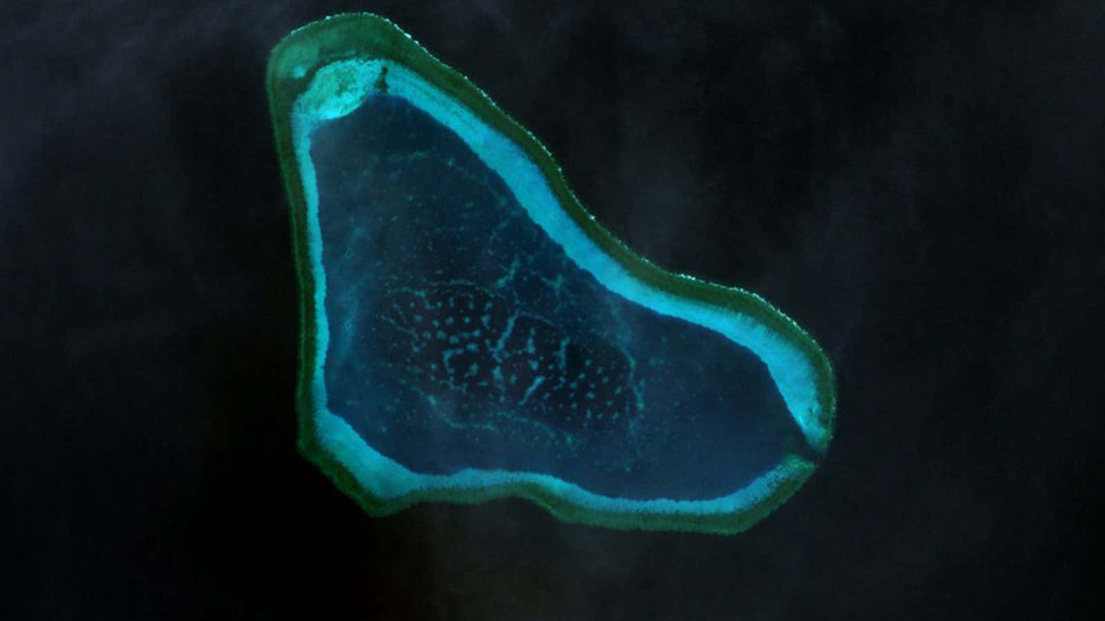 The Scarborough Shoal.