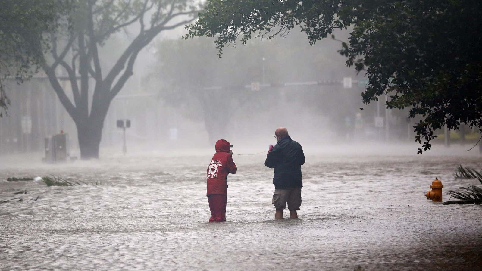 Rising waters.