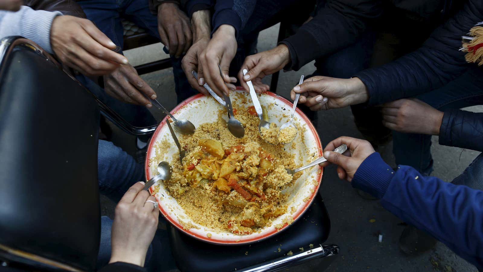 Coming together over couscous.