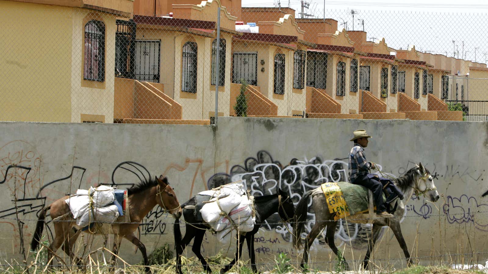 New developments, like this one in Ixtapaluca on the outskirts of Mexico City, have been the focus government subsidies in recent years. But that may be about to change.