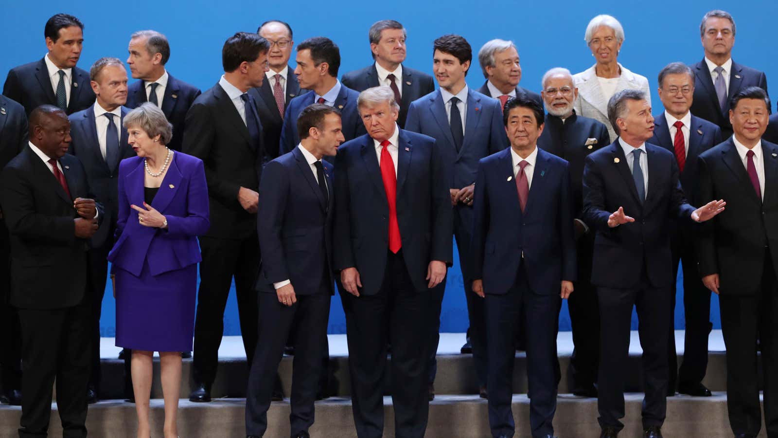 G20 leaders managed to agree on a communique.