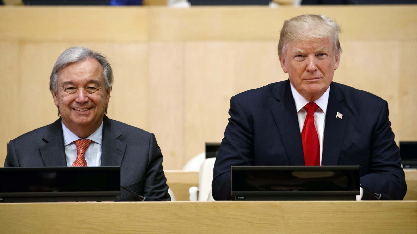 Trump has formed an unlikely alliance with UN secretary general Guterres, a Portuguese socialist.