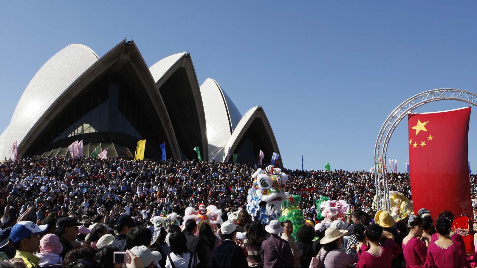 The Chinese take Sydney.