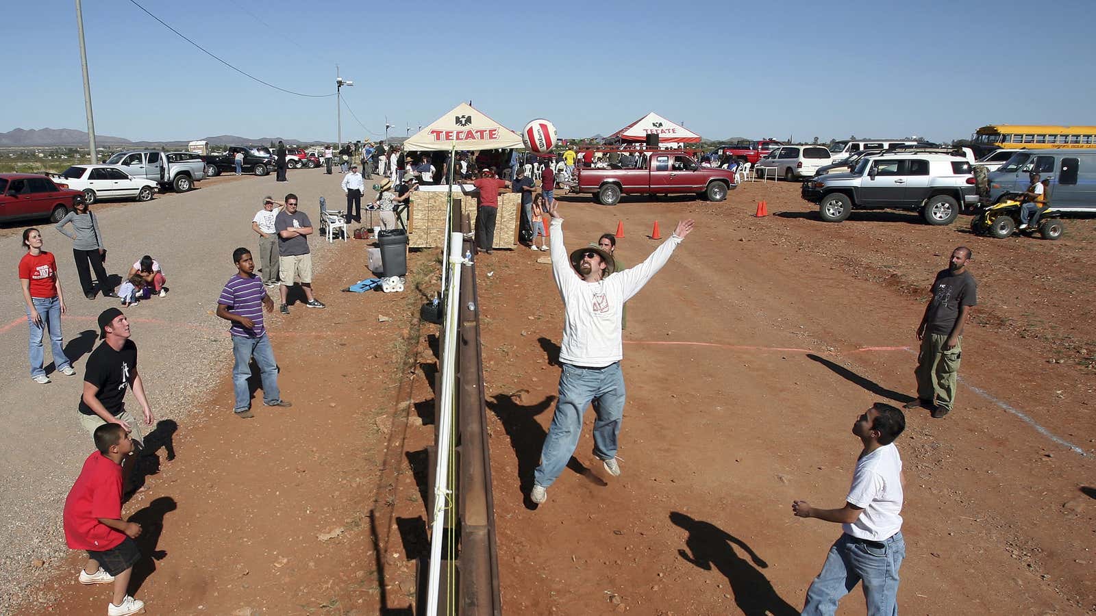 Residents of Naco, Arizona, and Naco, Sonora, play an annual game of transnational volleyball.
