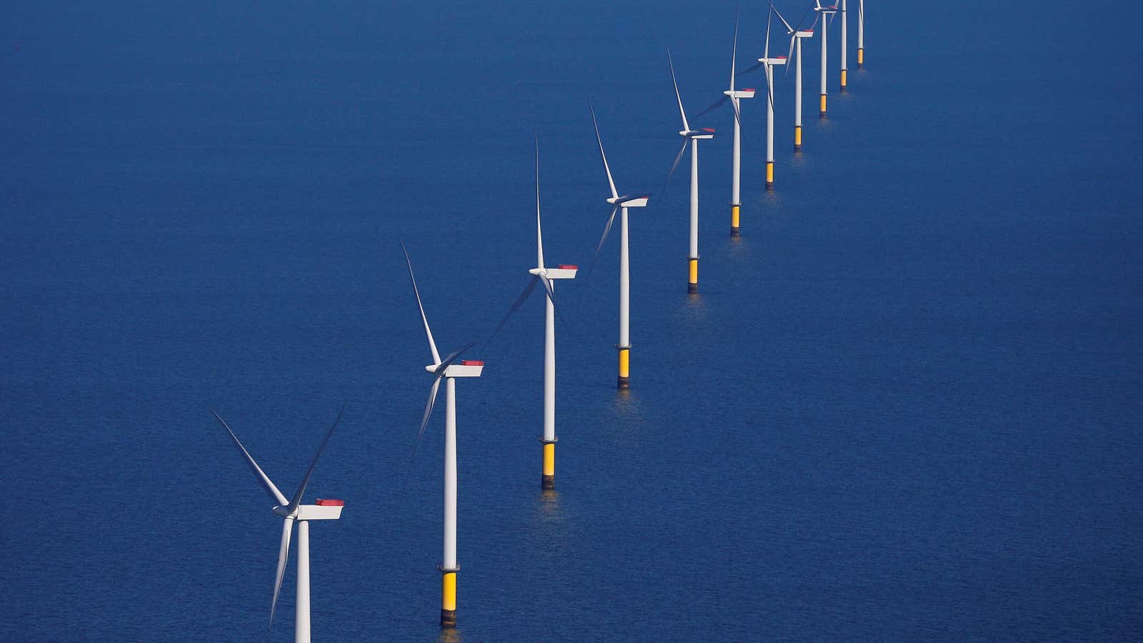The Danish firm Orsted is building a giant wind farm off the shore of Taiwan, in part to meet demand for clean energy from factories that supply Apple.