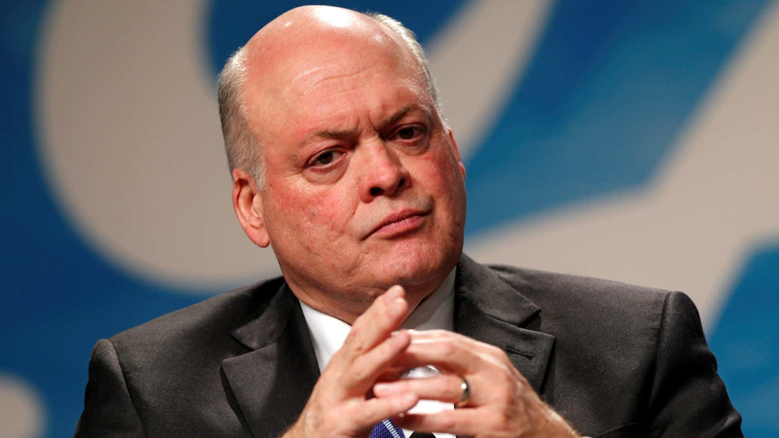 Jim Hackett was 62 when named Ford’s new CEO.