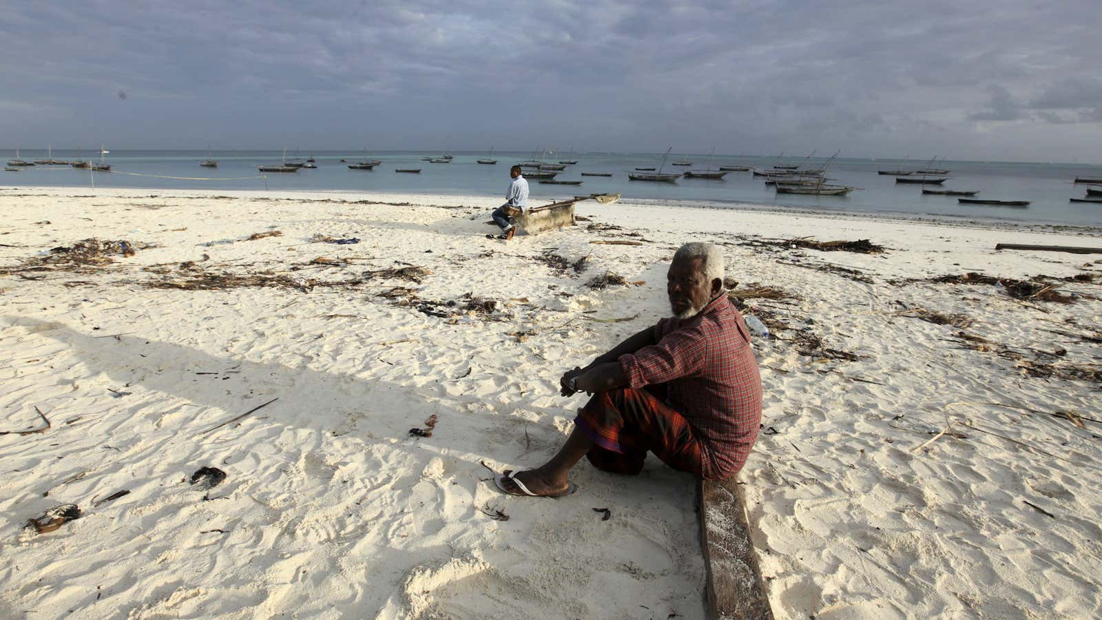 Nungwi Beach in Zanzibar, Tanzania.