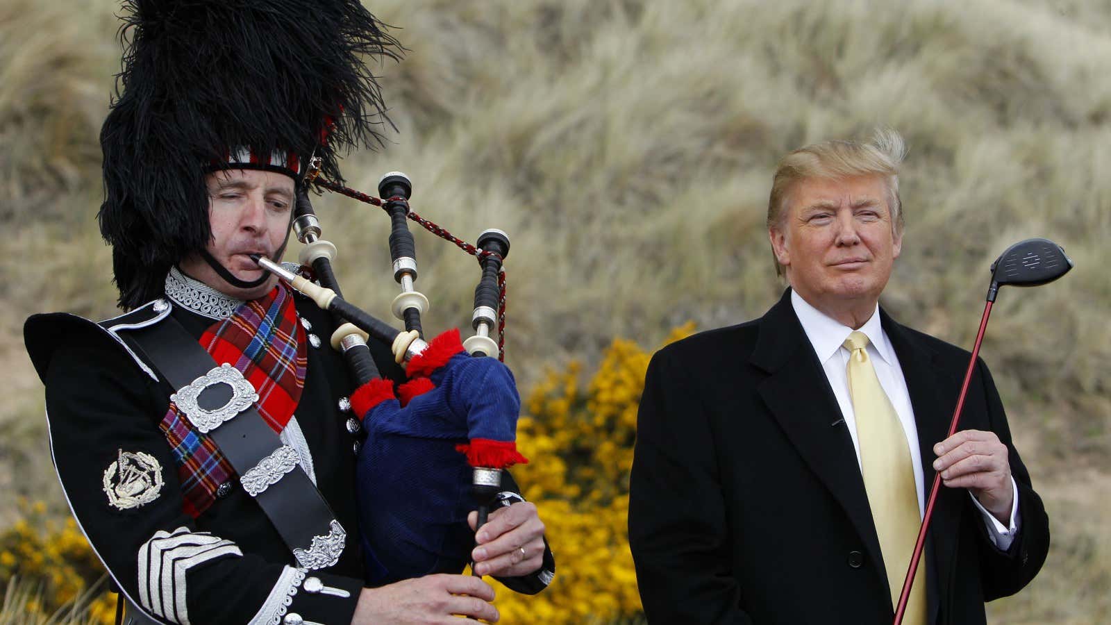 “This view is beautiful. Wait, is that a wind turbine?”