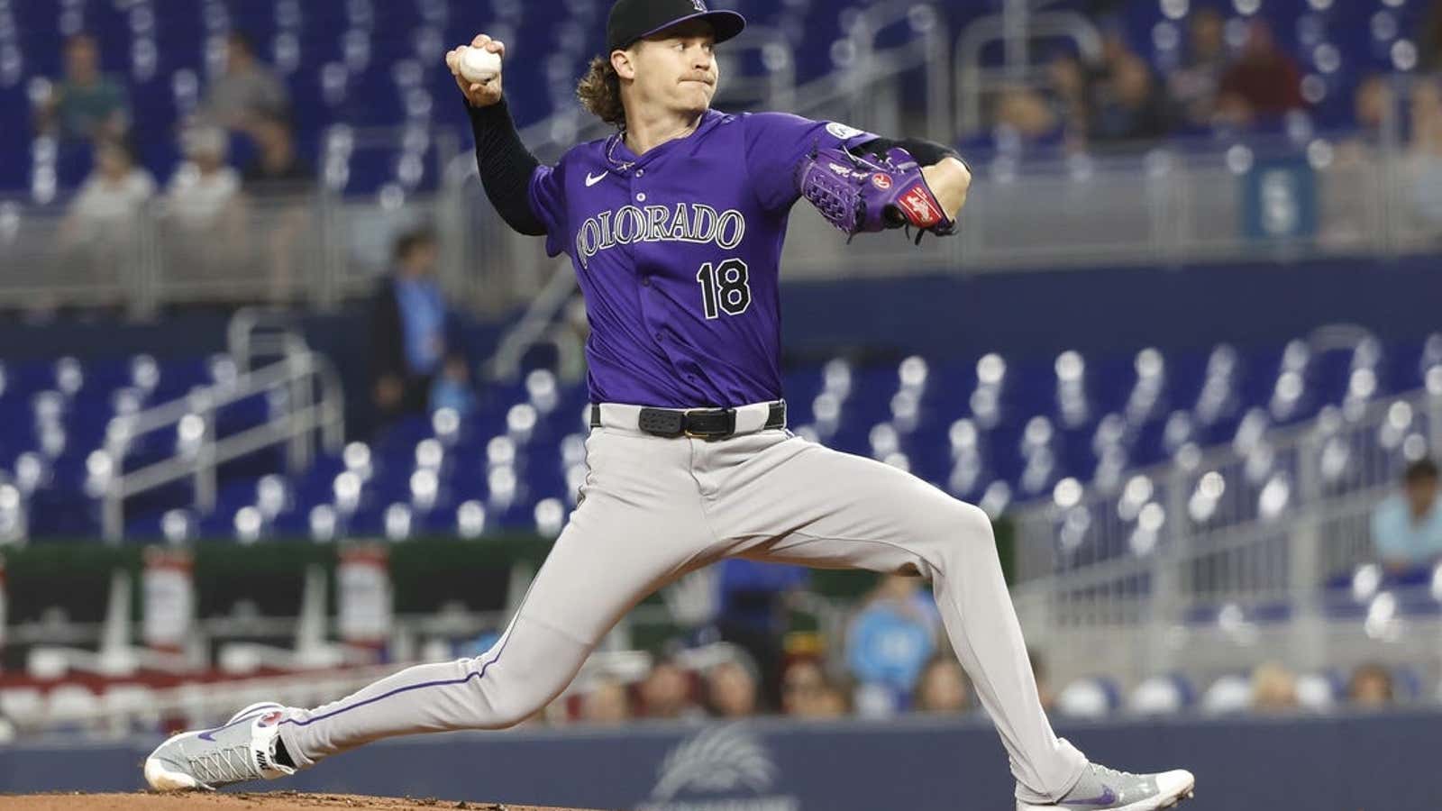 Image for Marlins overcome five-run deficit to beat Rockies in 10