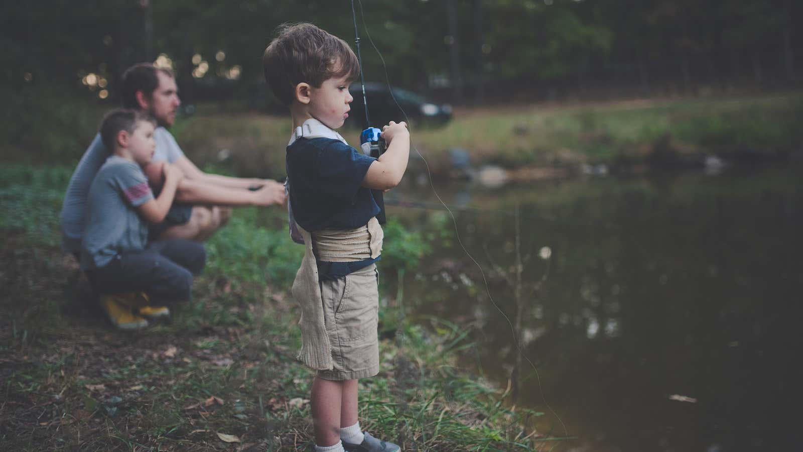 Fathers and sons often communicate love in subtle ways.