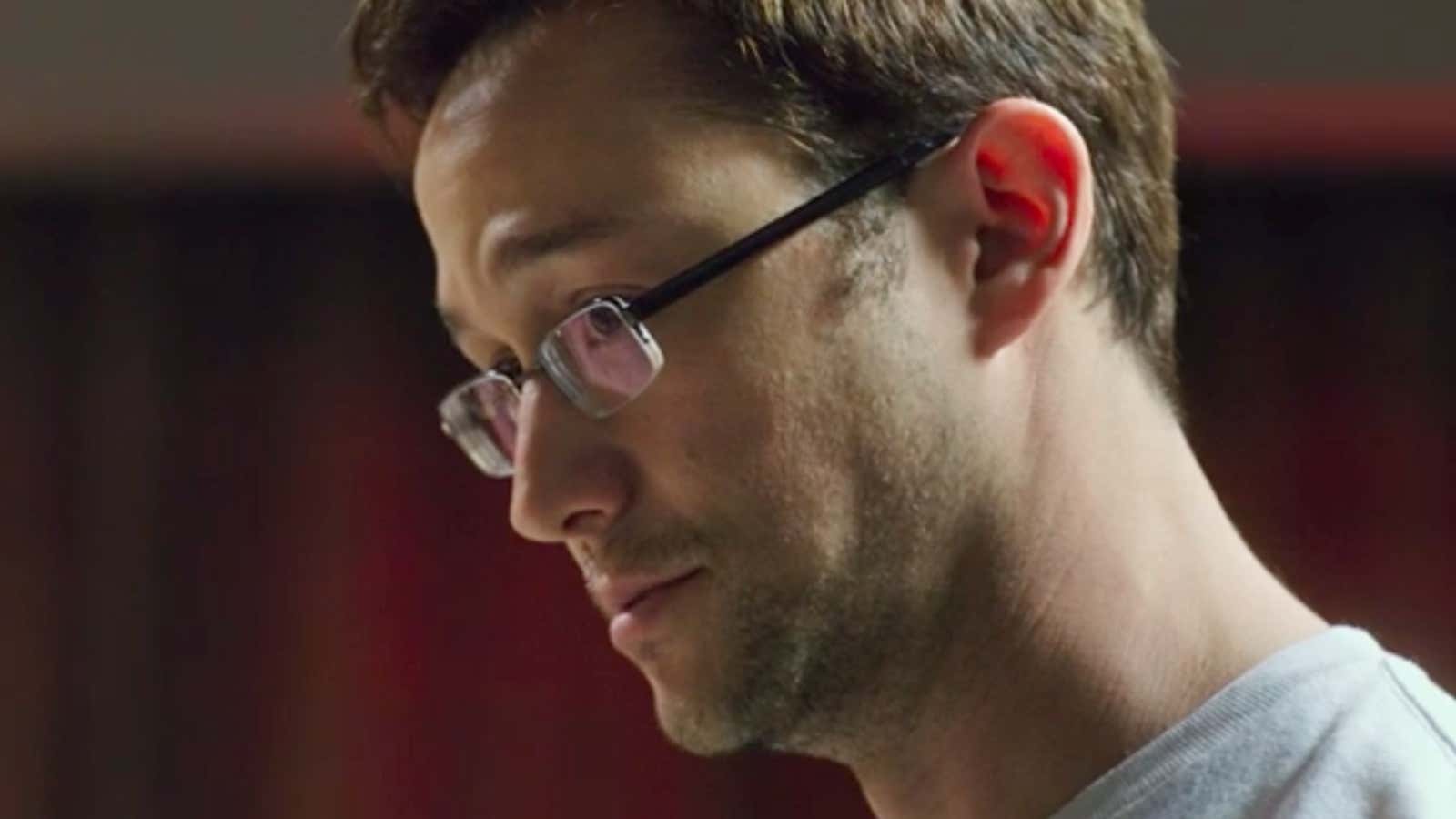 Joseph Gordon-Levitt as Edward Snowden.