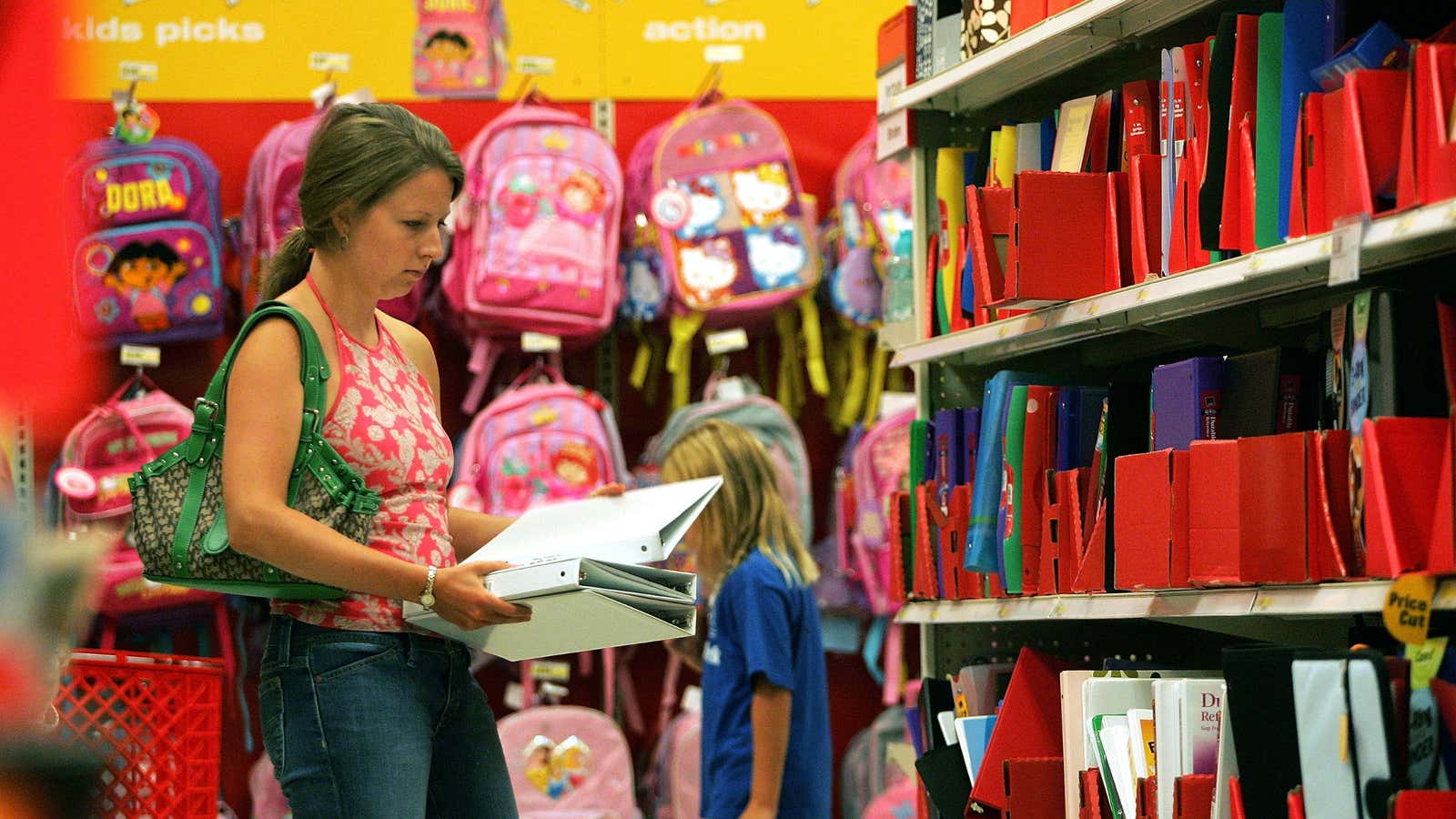 Women hold 85% of the administrative jobs in the United States and also buy most of the school supplies.