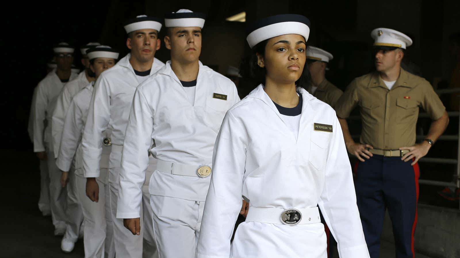 Female recruiting prospects now have more reason to join the Navy