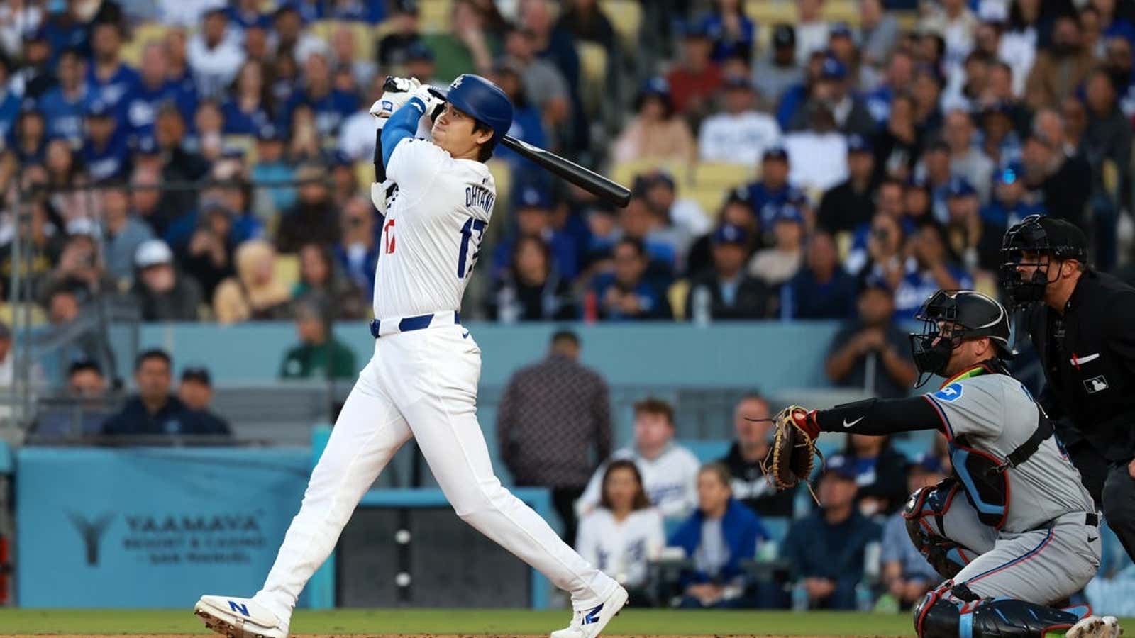 Image for Shohei Ohtani homers again to fuel surging Dodgers past Marlins