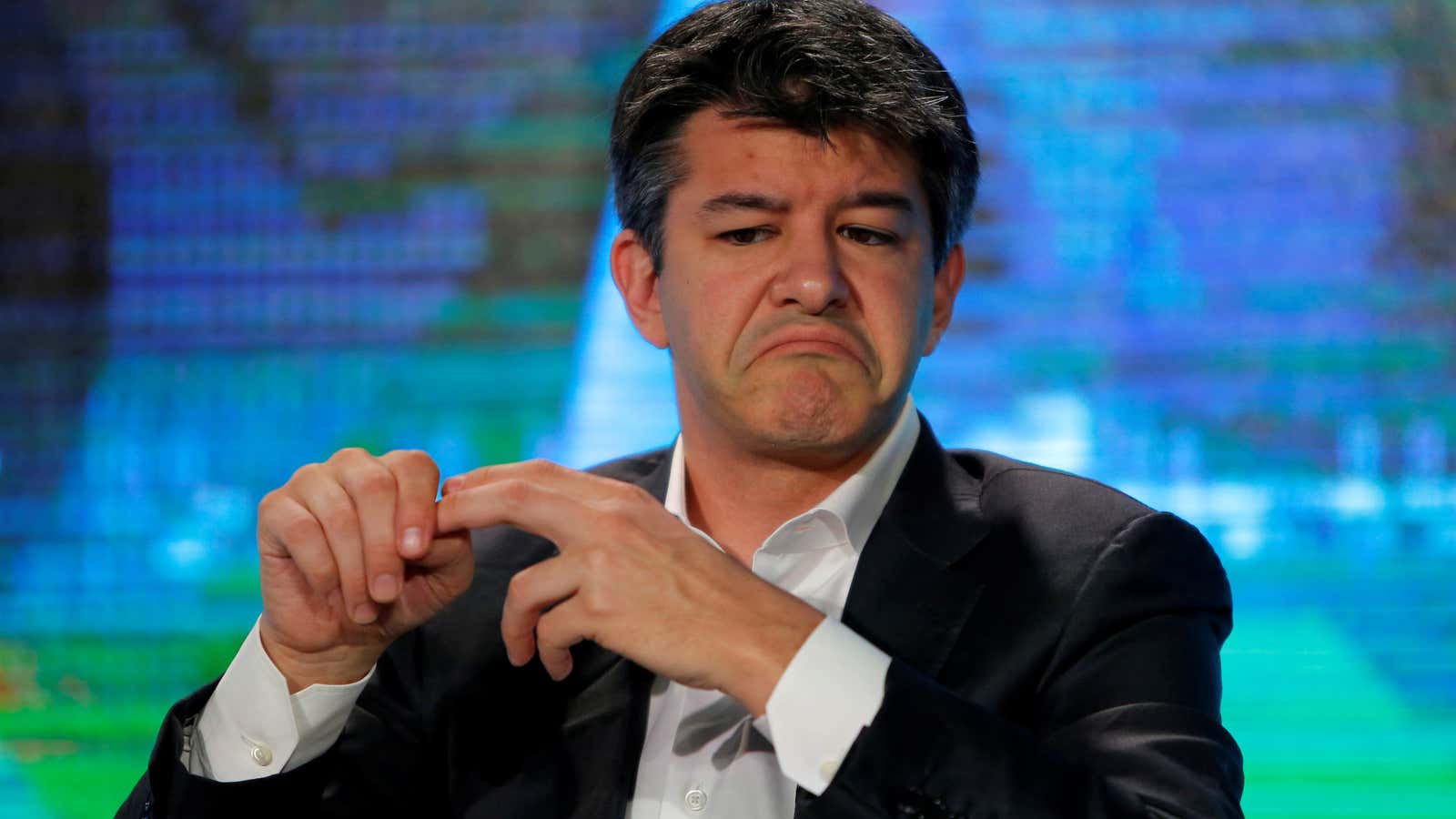 Yup, that’s about what Travis Kalanick thinks of Uber going public.