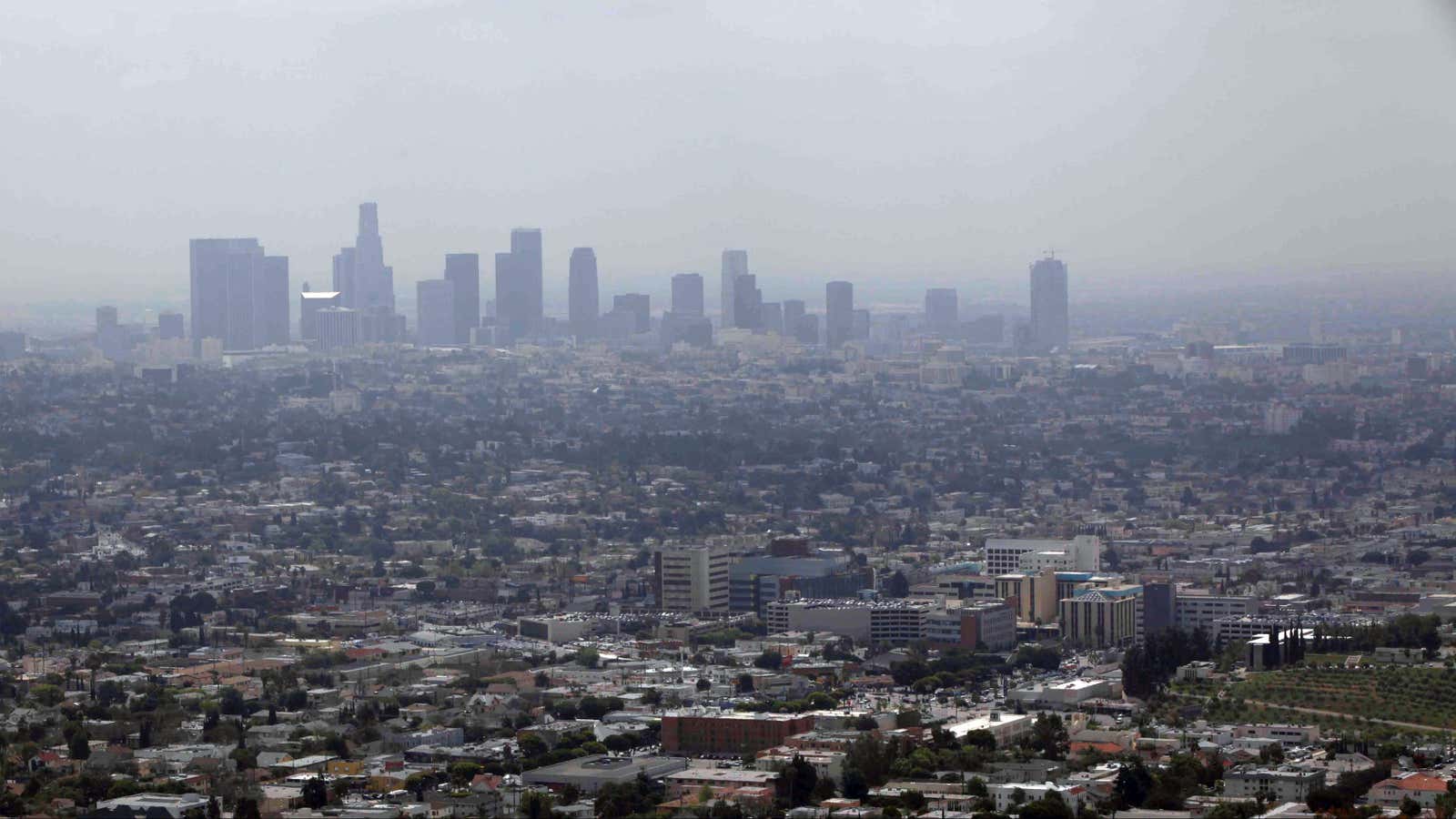 More “orange days” in LA’s future.