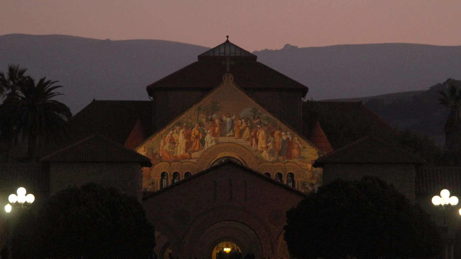 Take me to church. (Memorial Church at Stanford University)