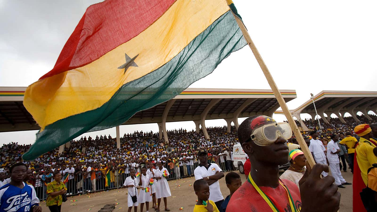 Happy Birthday Ghana! Now put on the lights