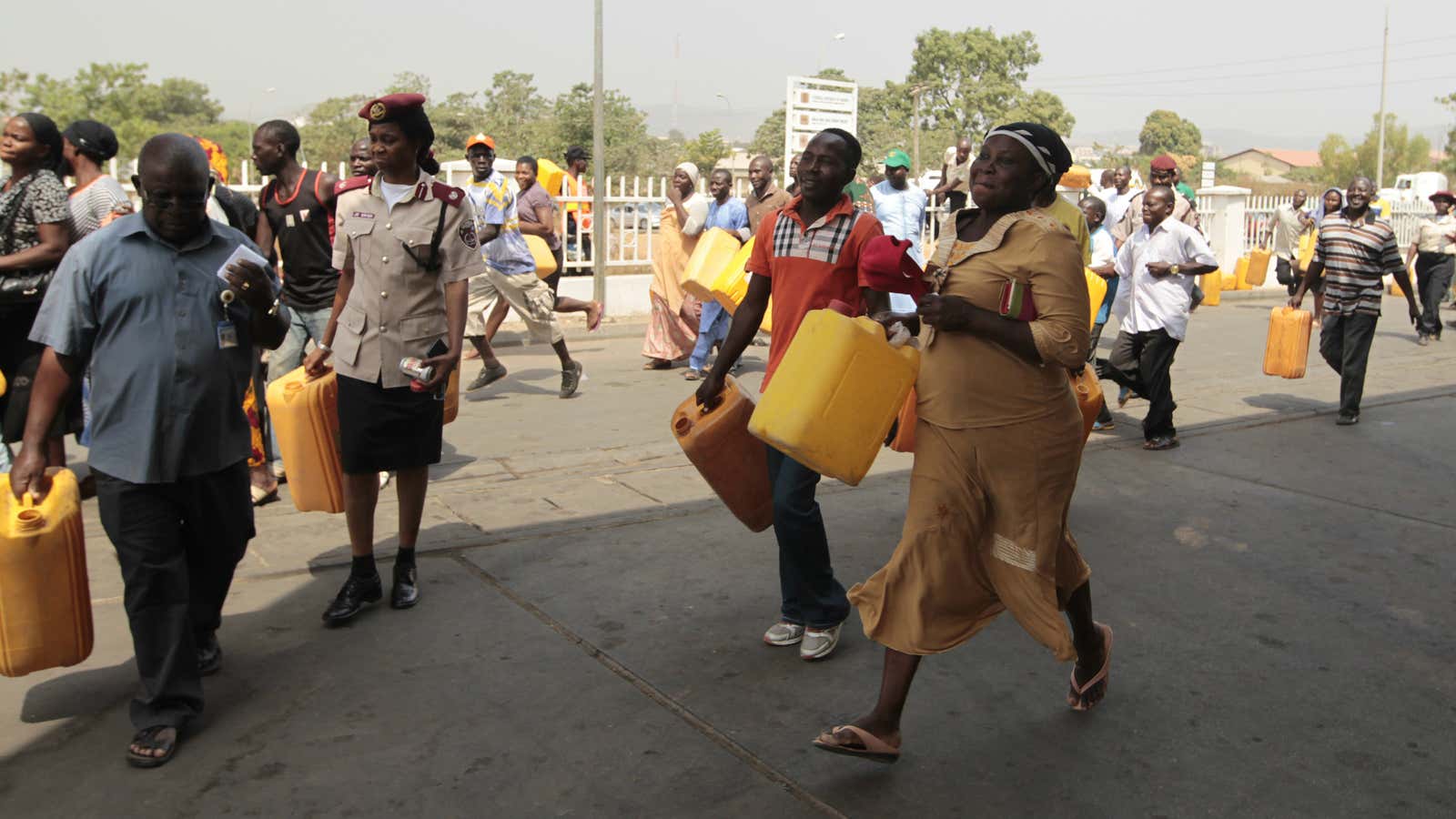 Jerry cans are Nigerians’ best friends.