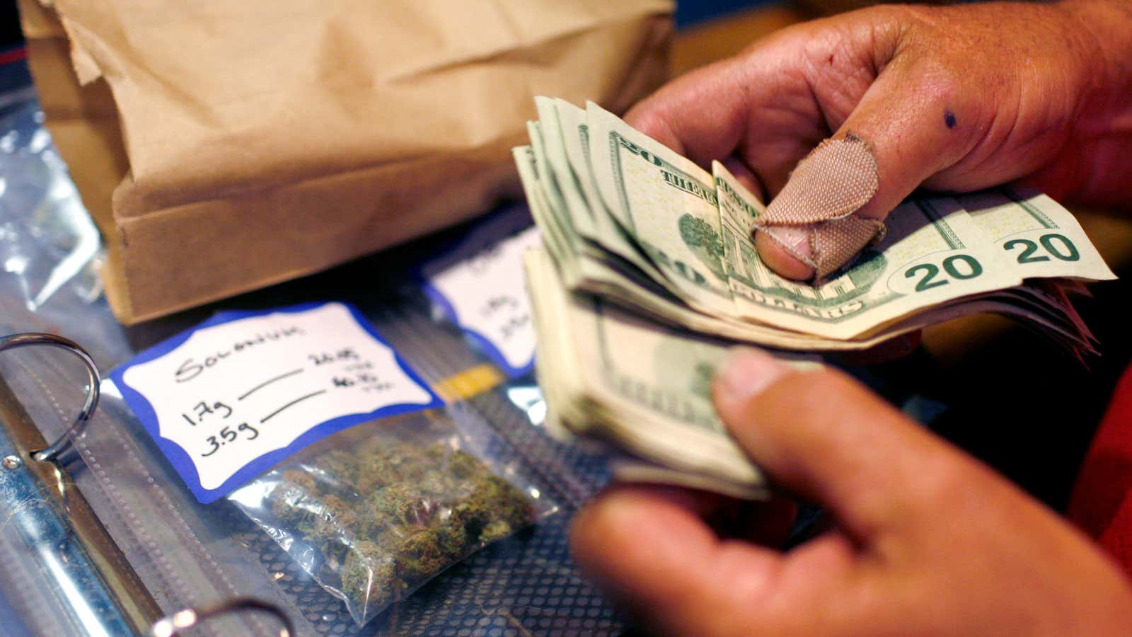 Someday, you won’t have to buy your legal marijuana with cash.