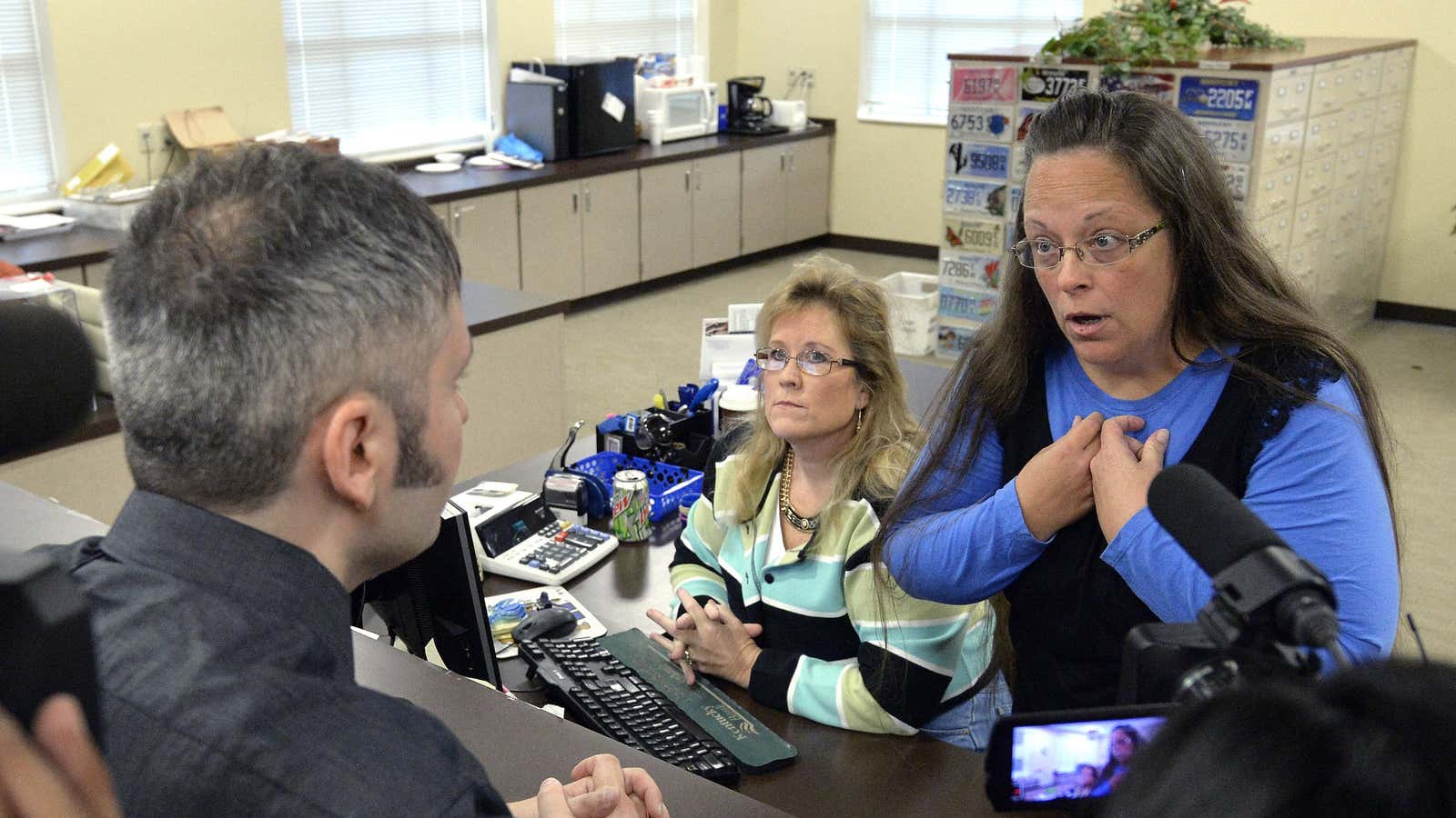 Kim Davis explains her devotion to a book she hasn’t read too carefully.