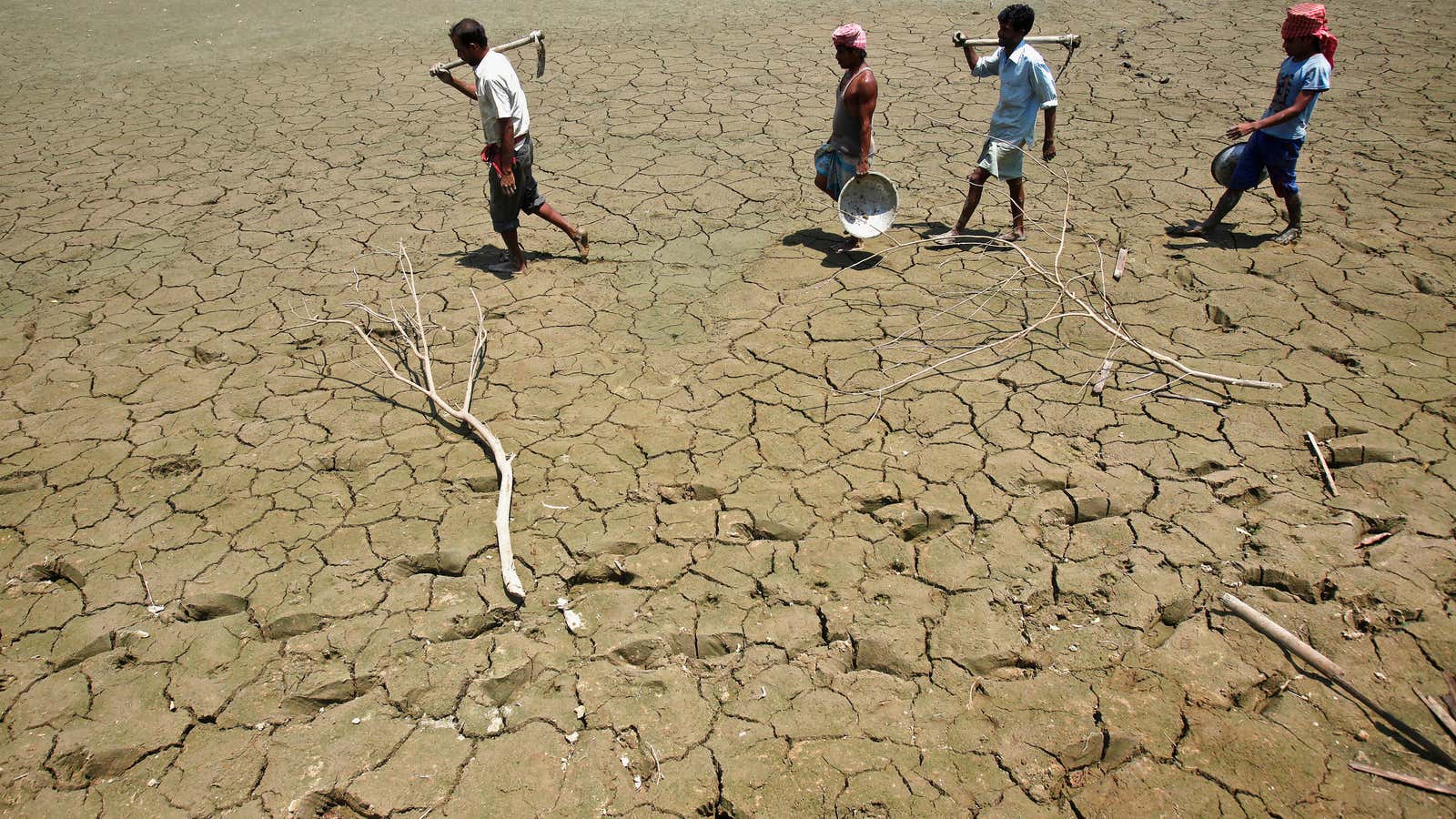 The devastation of rising global temperatures.