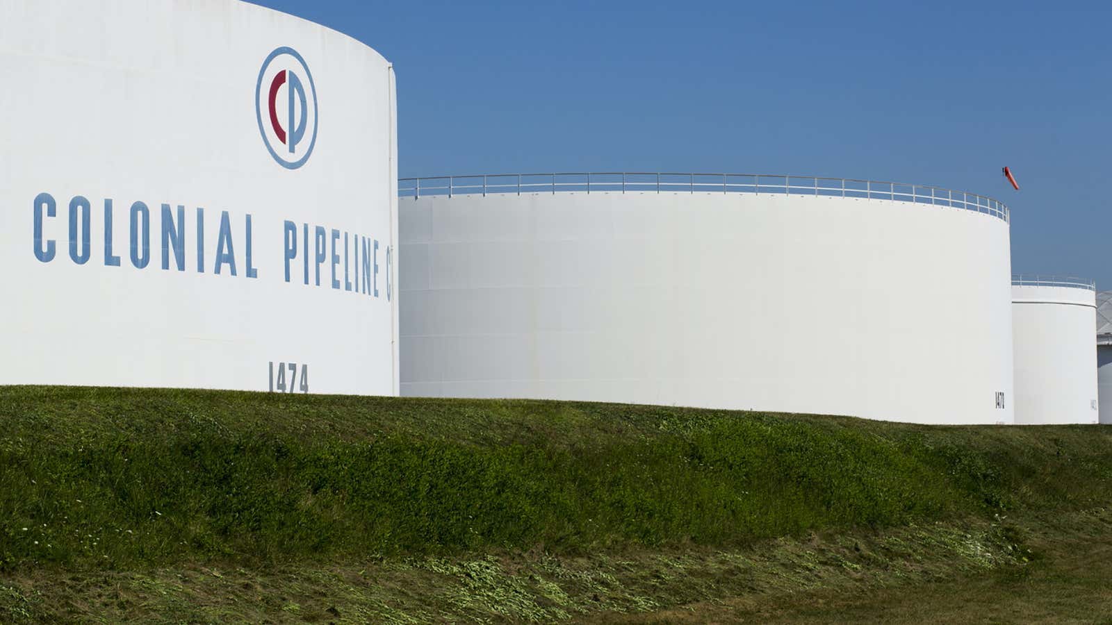 Holding tanks at Colonial Pipeline’s Linden Junction Tank Farm in Woodbridge, New Jersey.