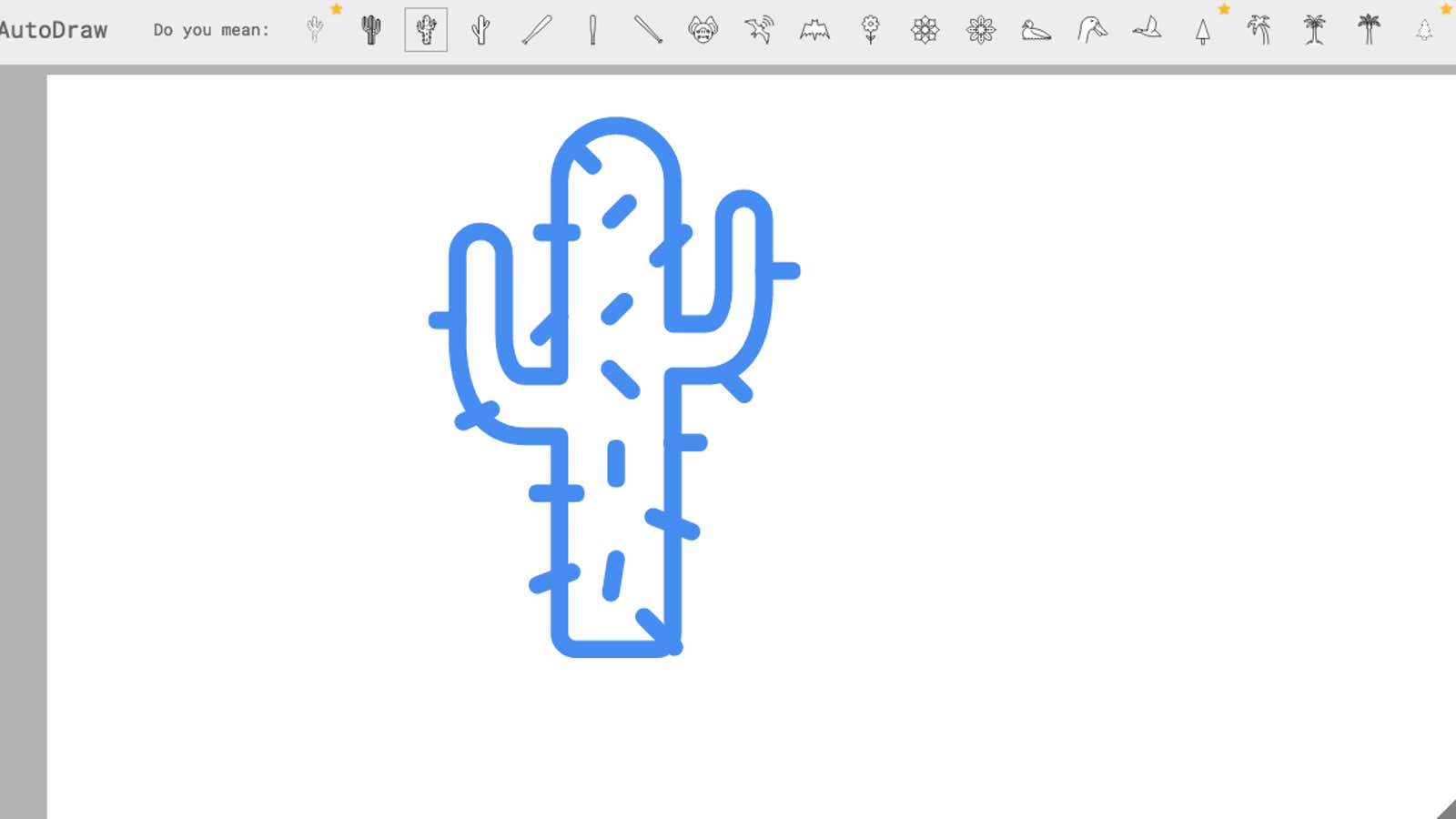 AutoDraw AI online for Free Experiments with Google