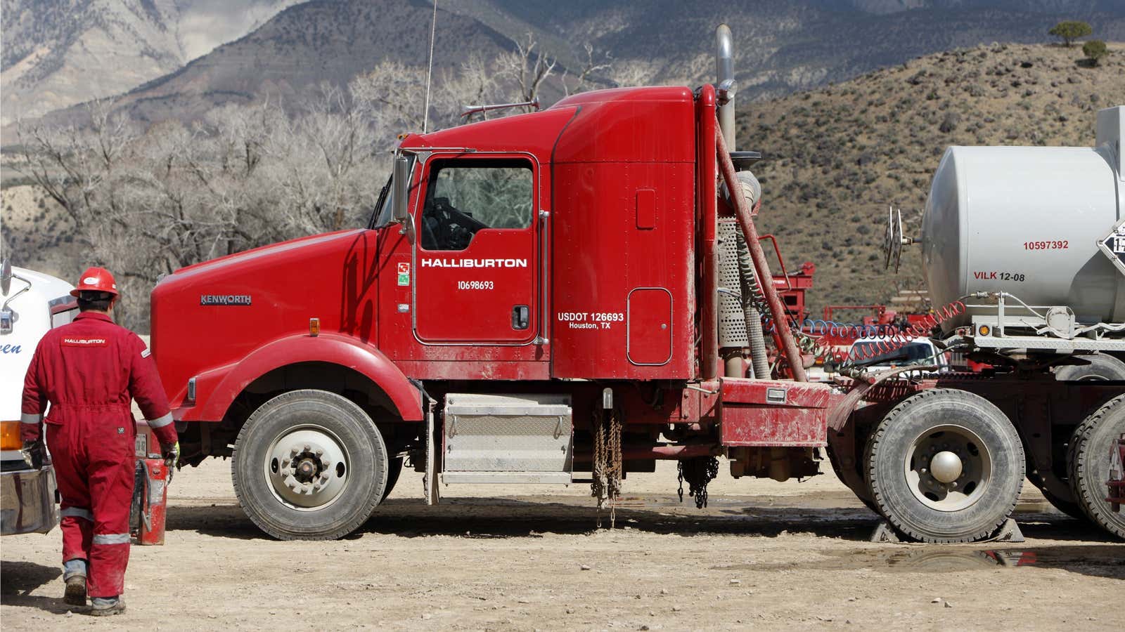 Halliburton’s all red-faced about its first quarter earnings.