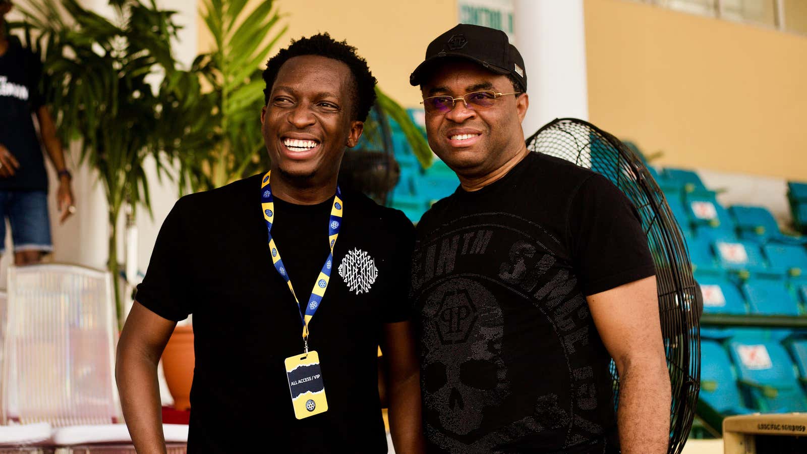 Paystack’s Shola Akinlade (left) is taking up chairman status as a soccer club owner