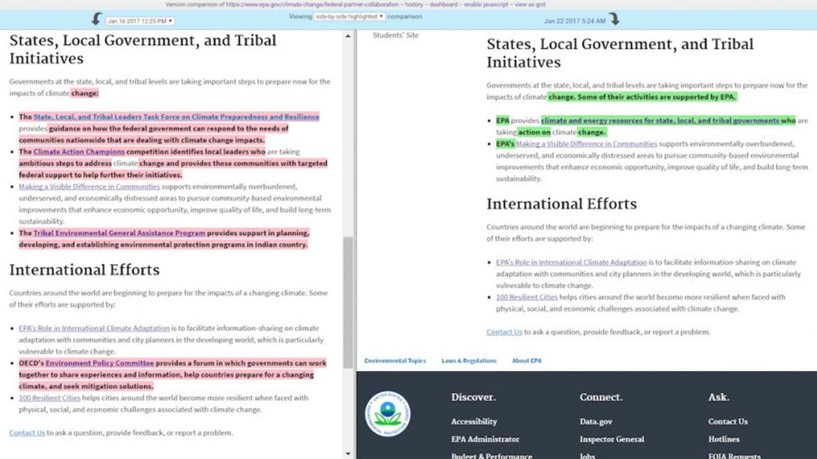 Climate language is changing.