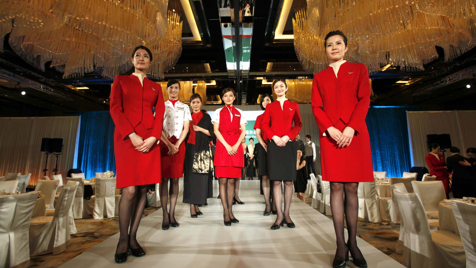 Gold status does not come with a flight attendant.