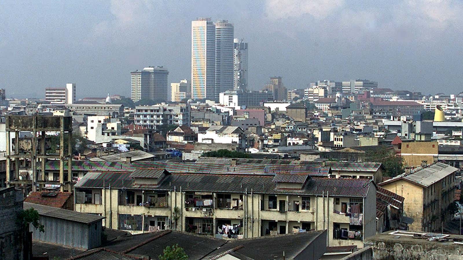 Colombo, Sri Lanka, has a “World Trade Center.” But how did it get one?