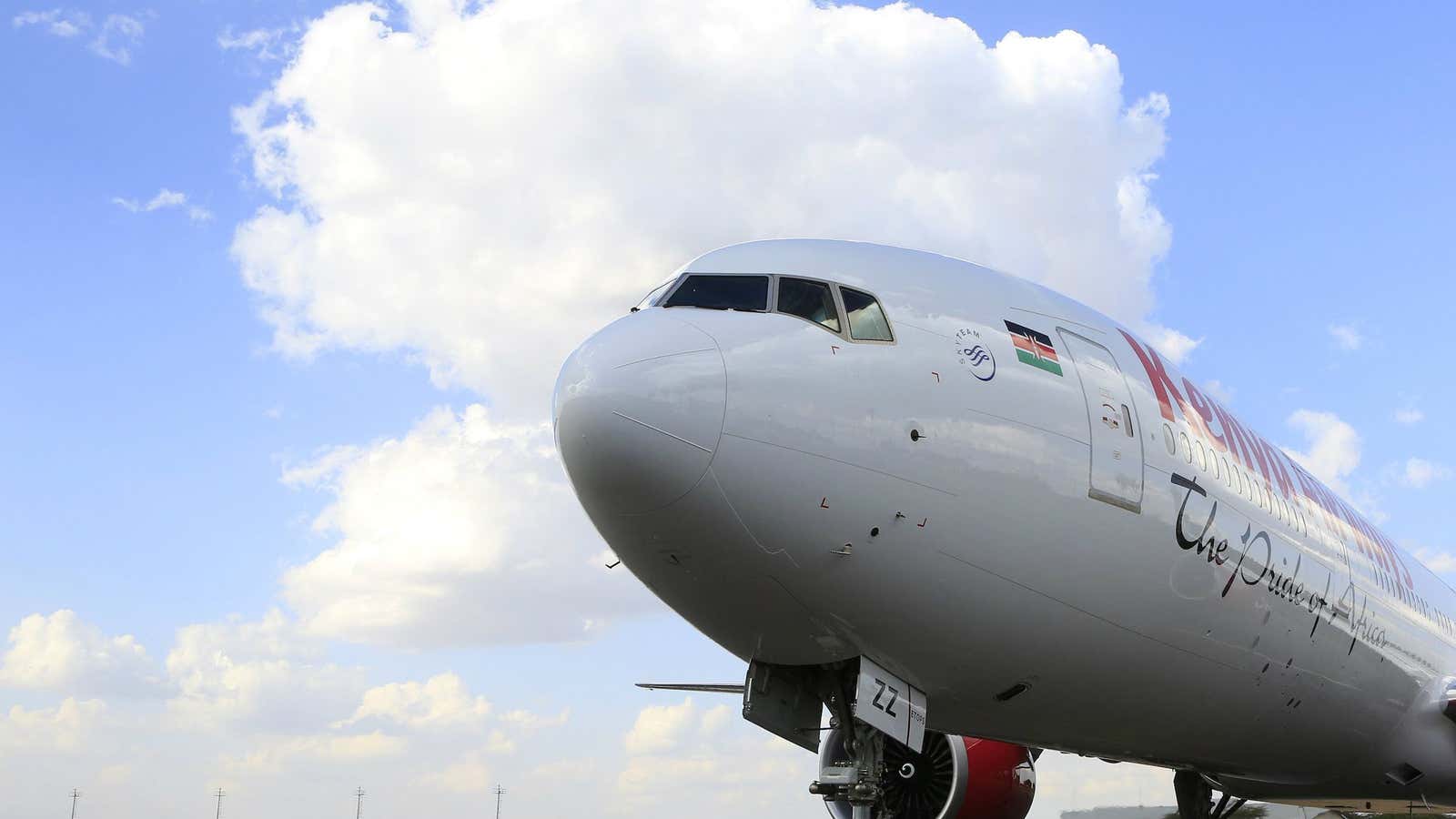 Kenya Airways, “The pride of Africa.”