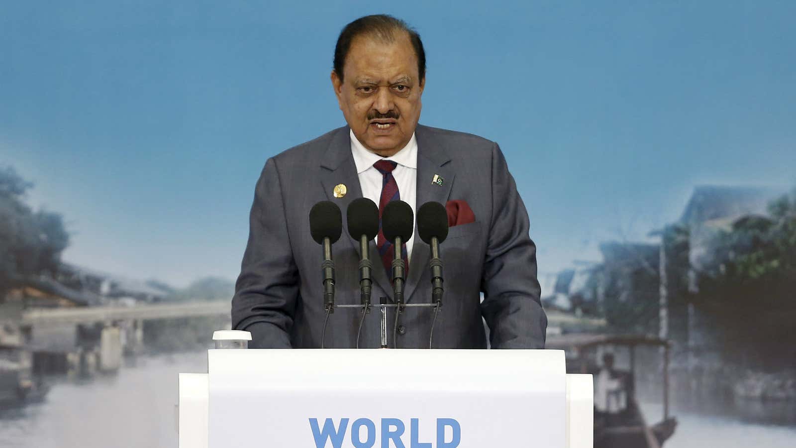 Pakistan president Mamnoon Hussain.