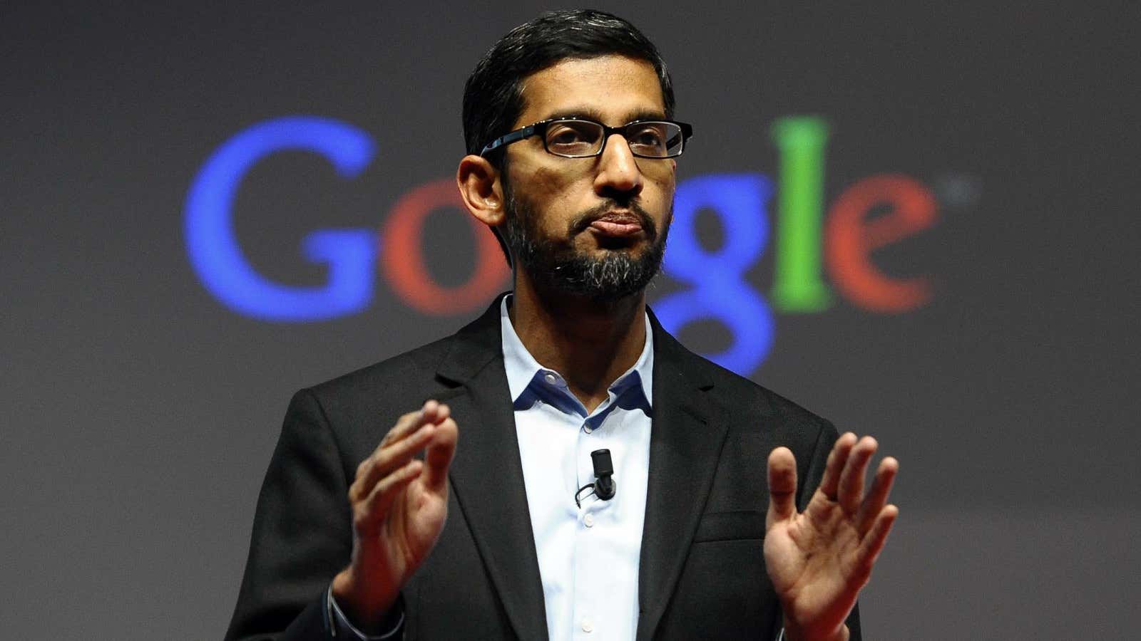 Sundar Pichai, Google’s Android head, says Google+ is splitting up.