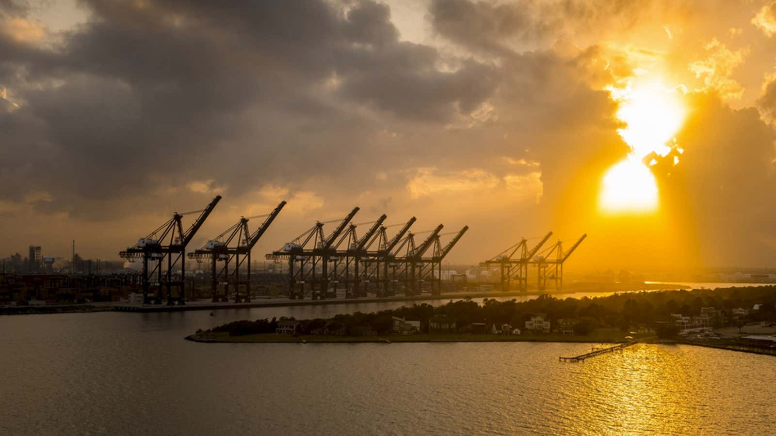 A new day at the Port of Houston.