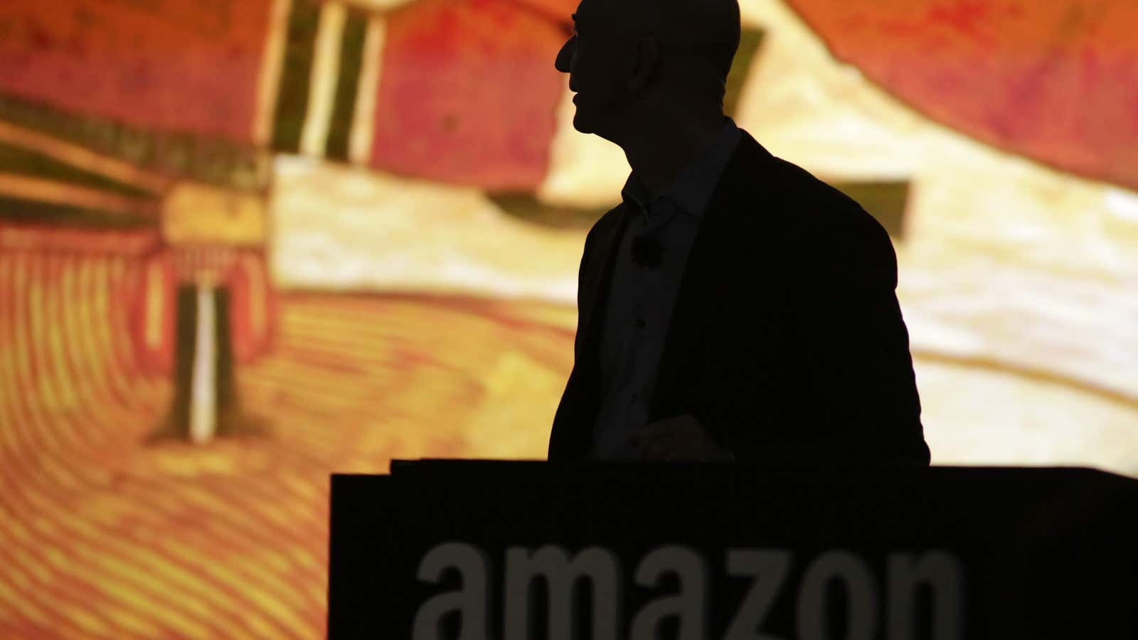 Jeff Bezos, transforming.