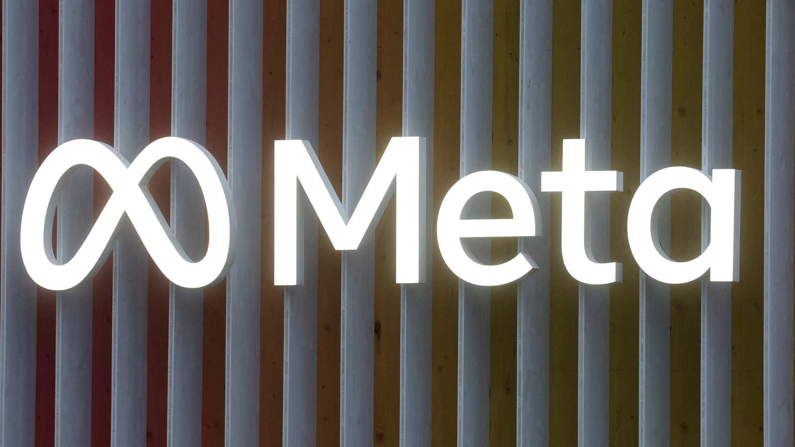 The logo of Meta Platforms is seen in Davos, Switzerland, May 22, 2022. Picture taken May 22, 2022.