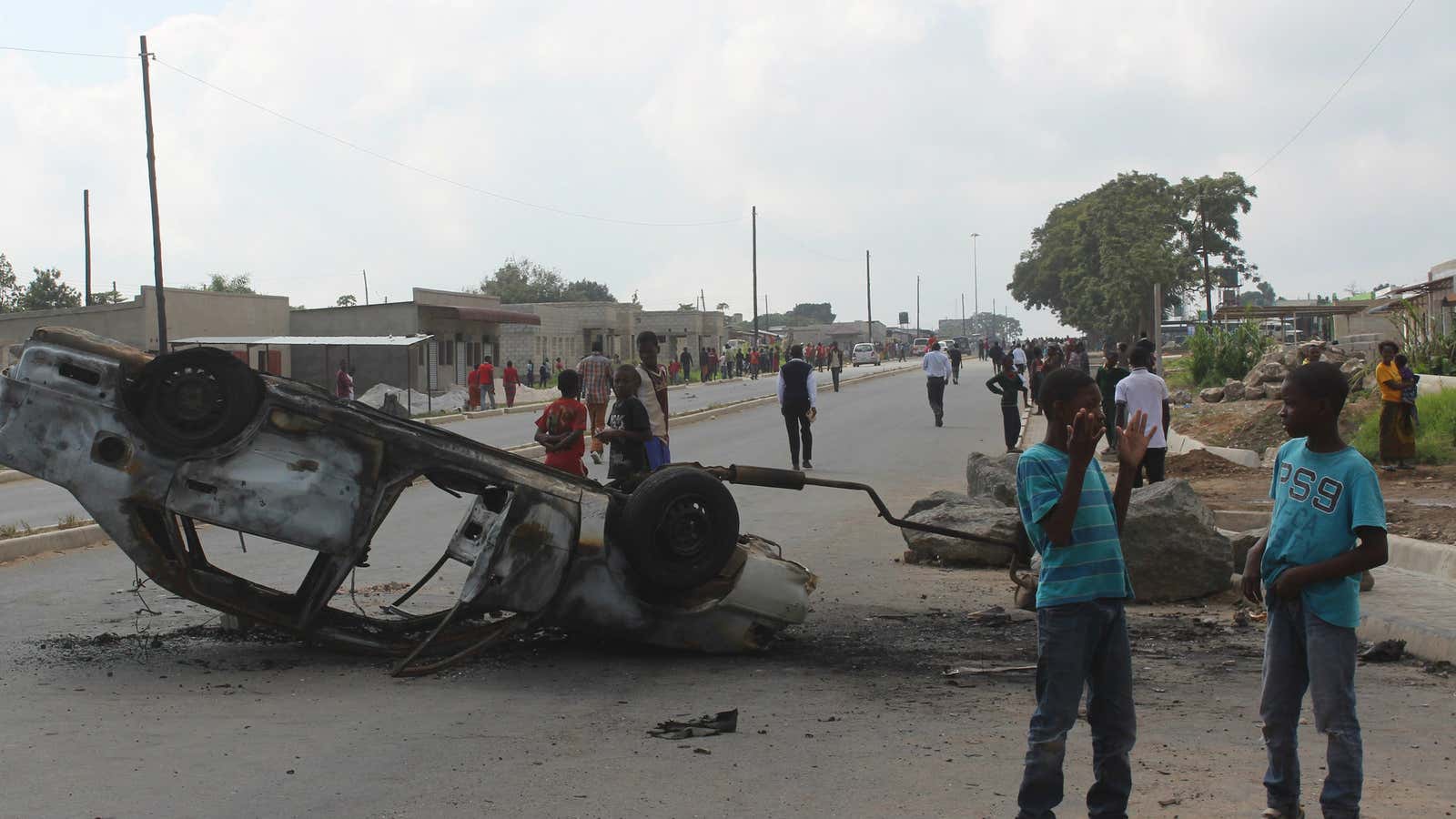 Anti-immigrant riots spread across Zambia’s capital of Lusaka.