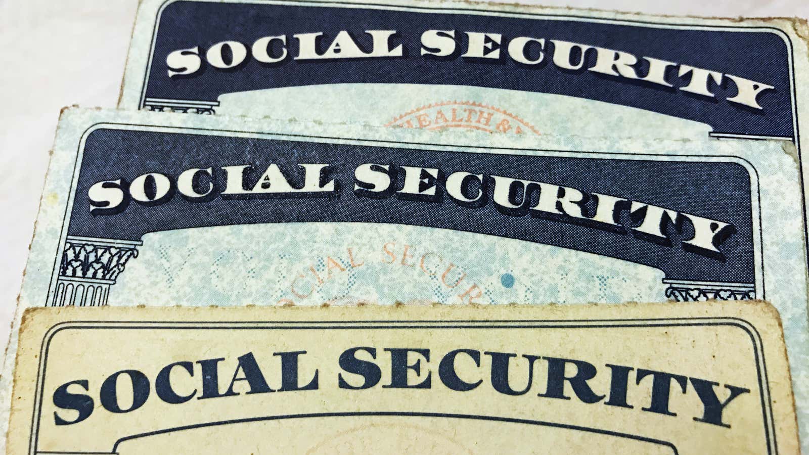 Social Security numbers are outdated.