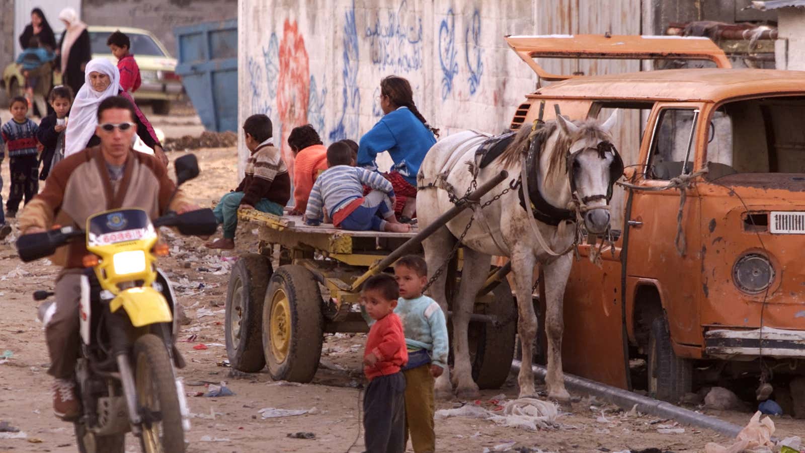 A 360 Degree View Of The Jabalia Refugee Camp In Gaza