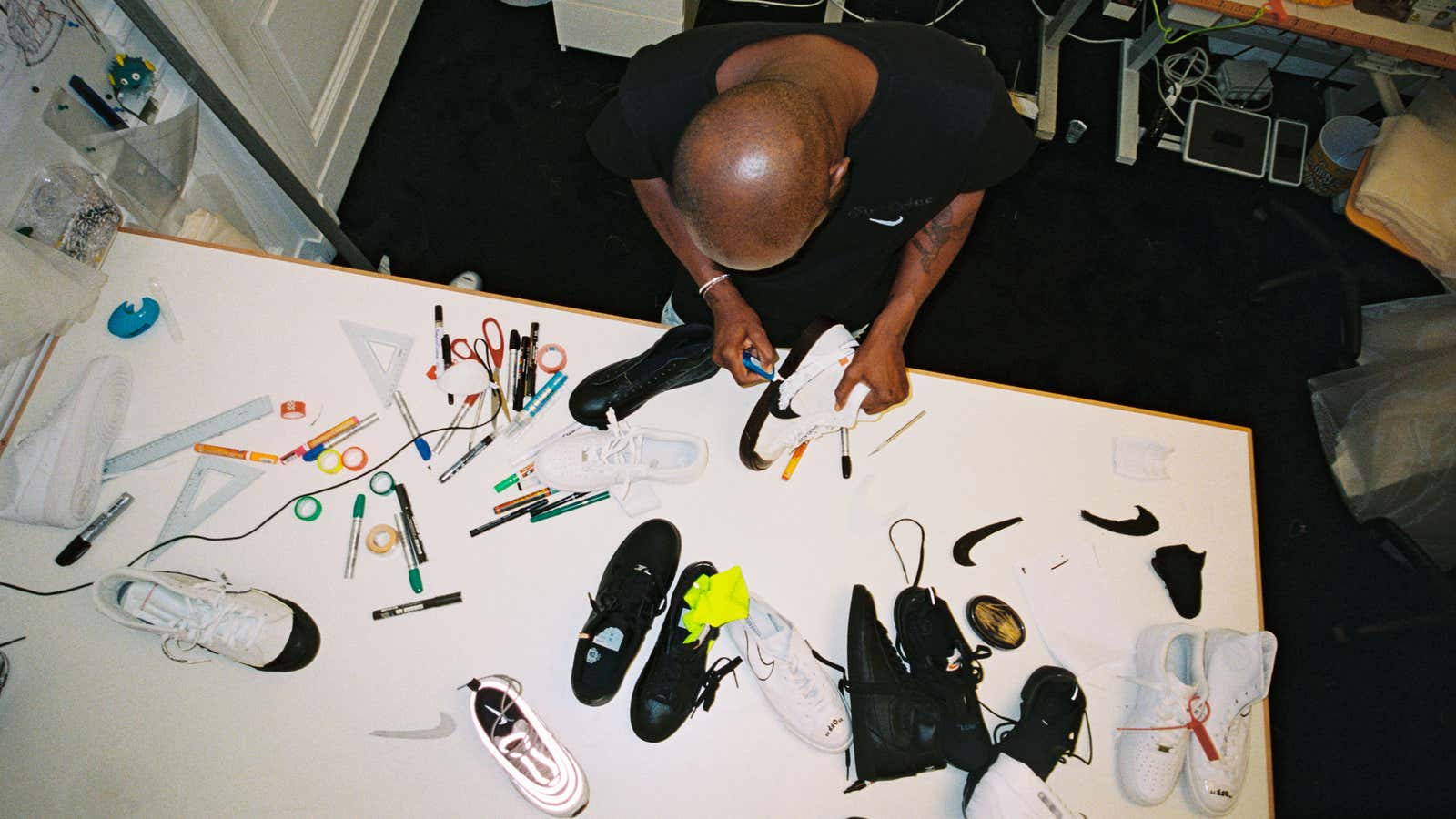 A new book is documenting Virgil Abloh's partnership with Nike