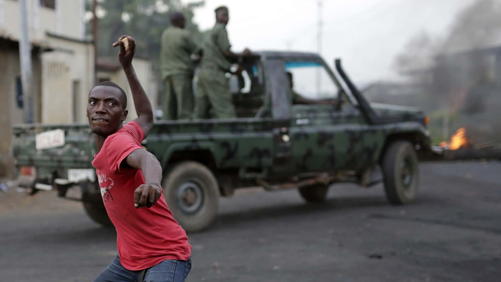 Protesters cannot communicate through WhatsApp, Facebook or Twitter.