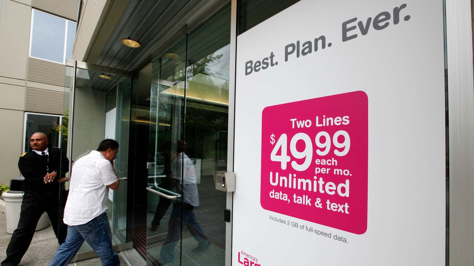 T-Mobile’s reputation as a cheap carrier has hurt.