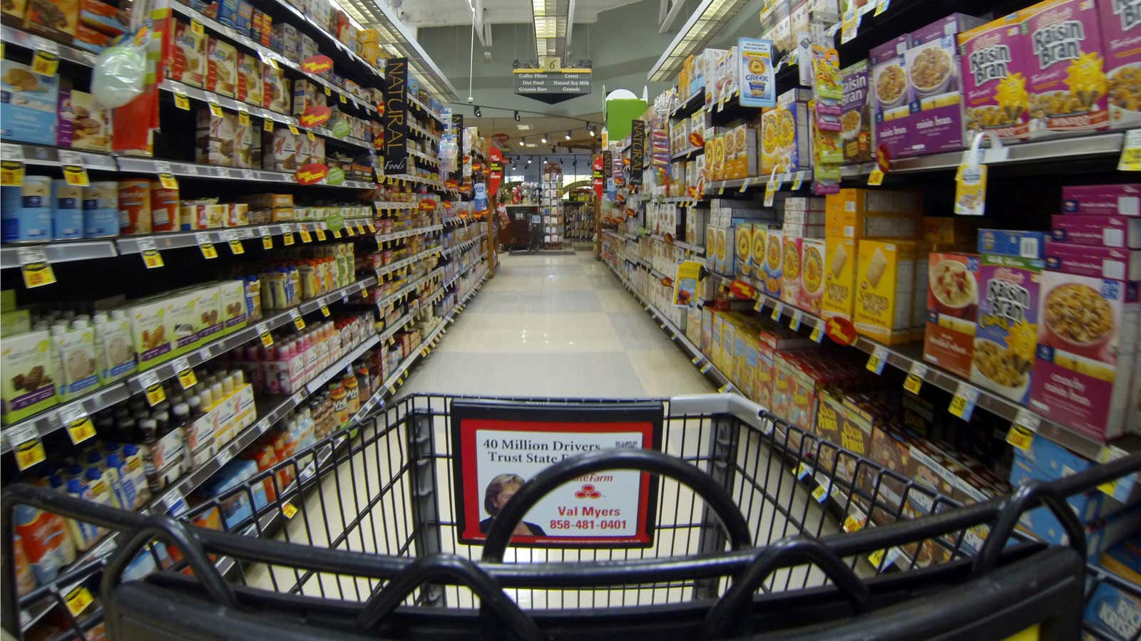 Stagnation in the cereal aisle.