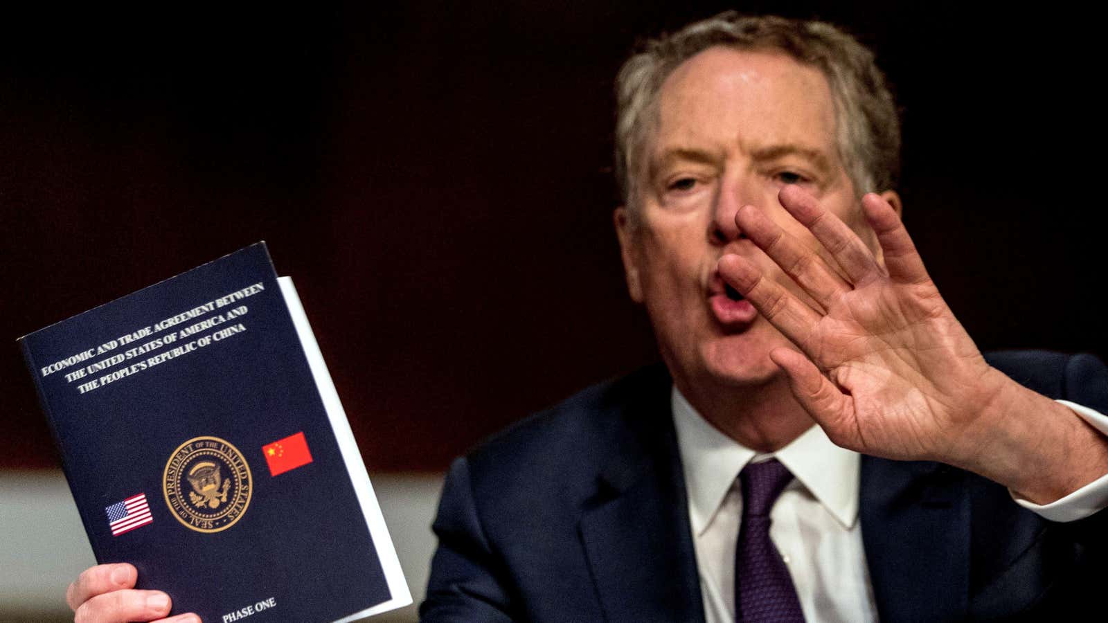 US trade negotiator Robert Lighthizer leads US China hawks.