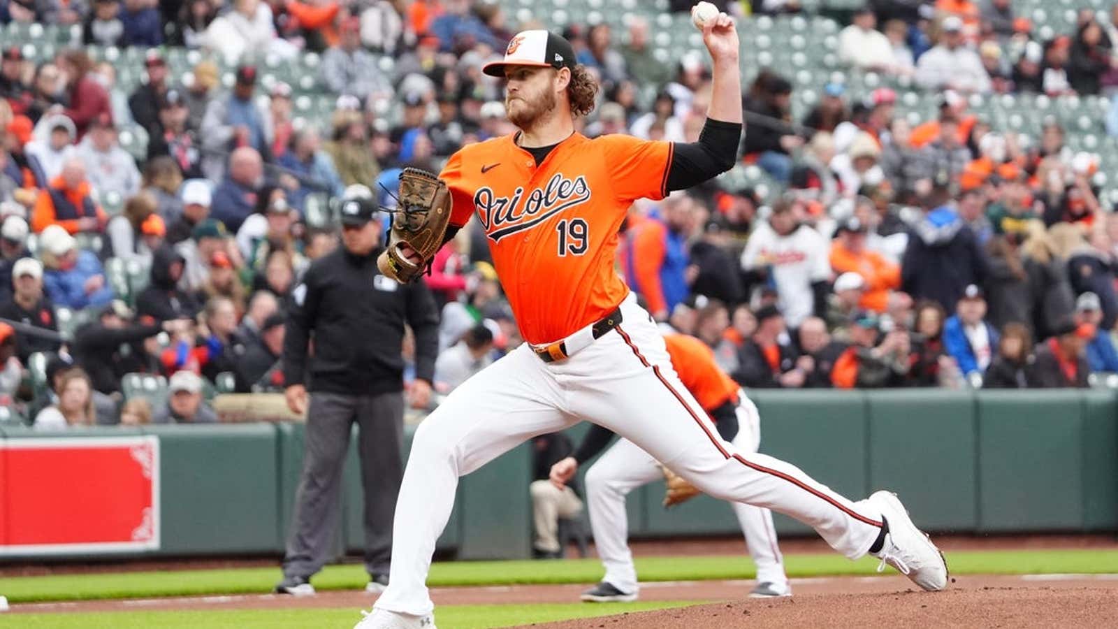 Image for Cole Irvin pitches shutout as Orioles hammer Athletics