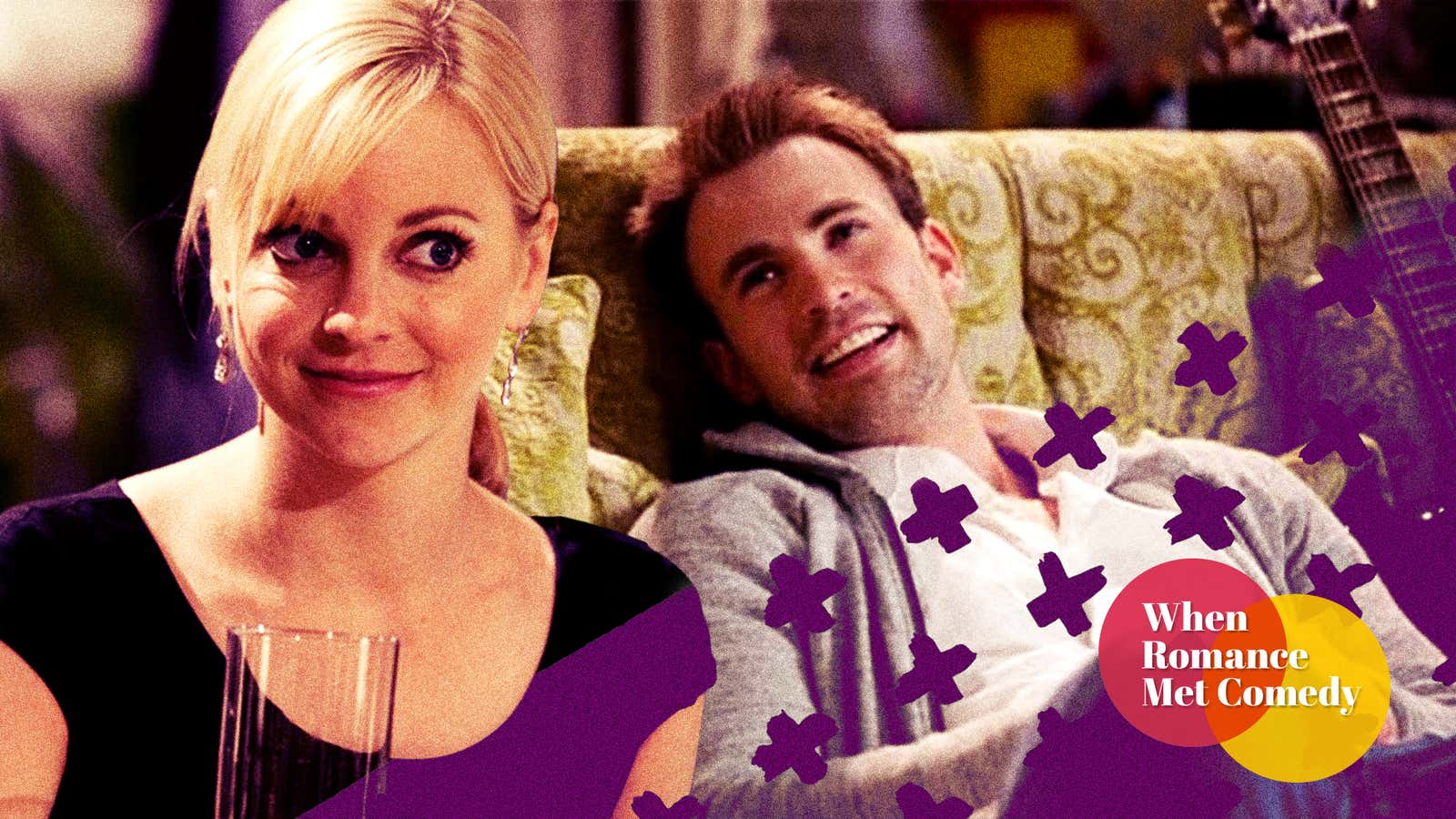 Anna Faris and Chris Evans in What&#39;s Your Number? (Screenshot)