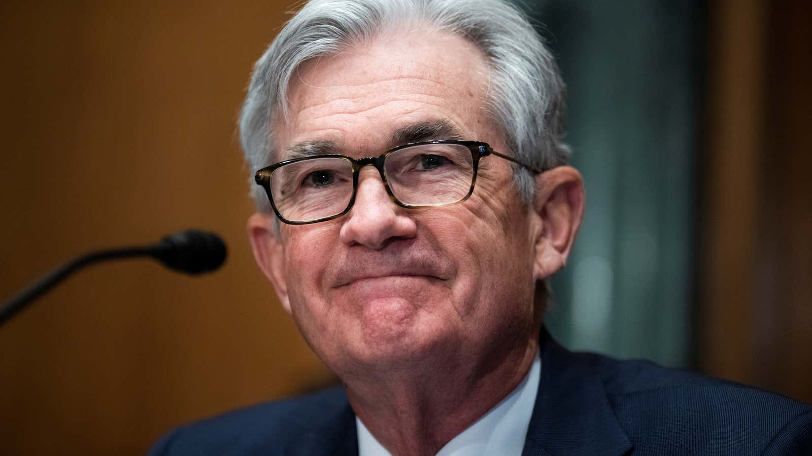 U.S. Federal Reserve Chairman Jerome Powell testifies during the Senate Banking Committee hearing titled “The Semiannual Monetary Policy Report to the Congress”, in Washington, U.S., March 3, 2022.